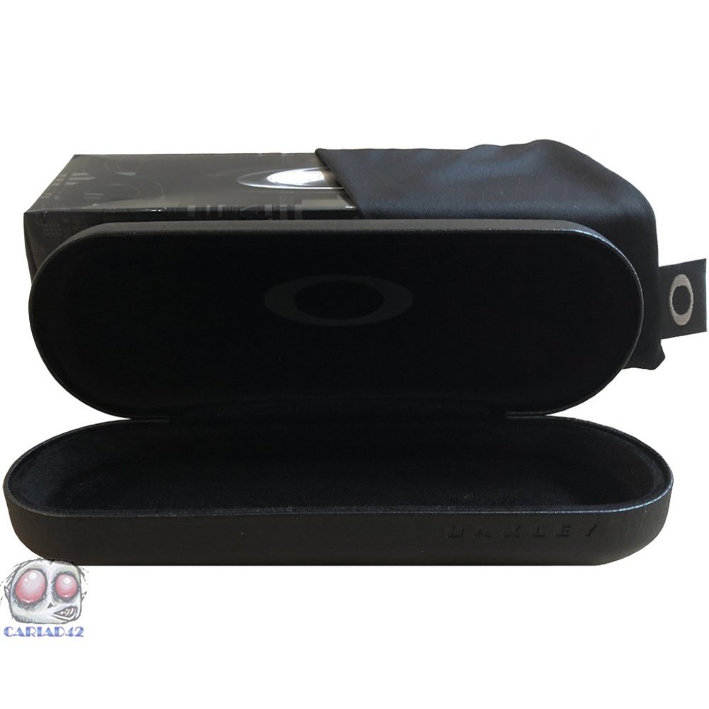 Oakley Womens Black Clam Closure Glasses Cases with Bag